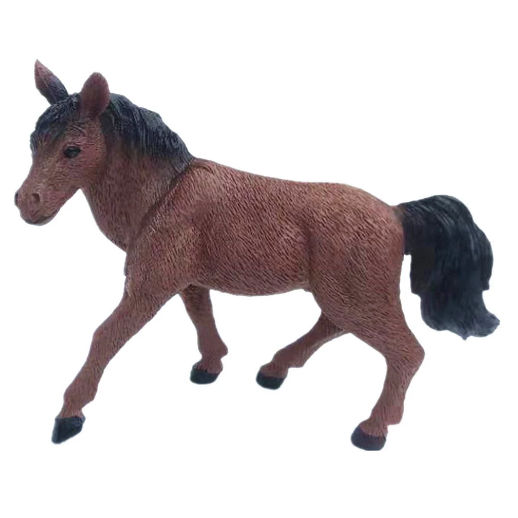 Mini Farm Animals Figure Toys Set Realistic Wild Pastic Animal Learning Toys Garden Miniatures Ornaments Kids Pretend Play Toys