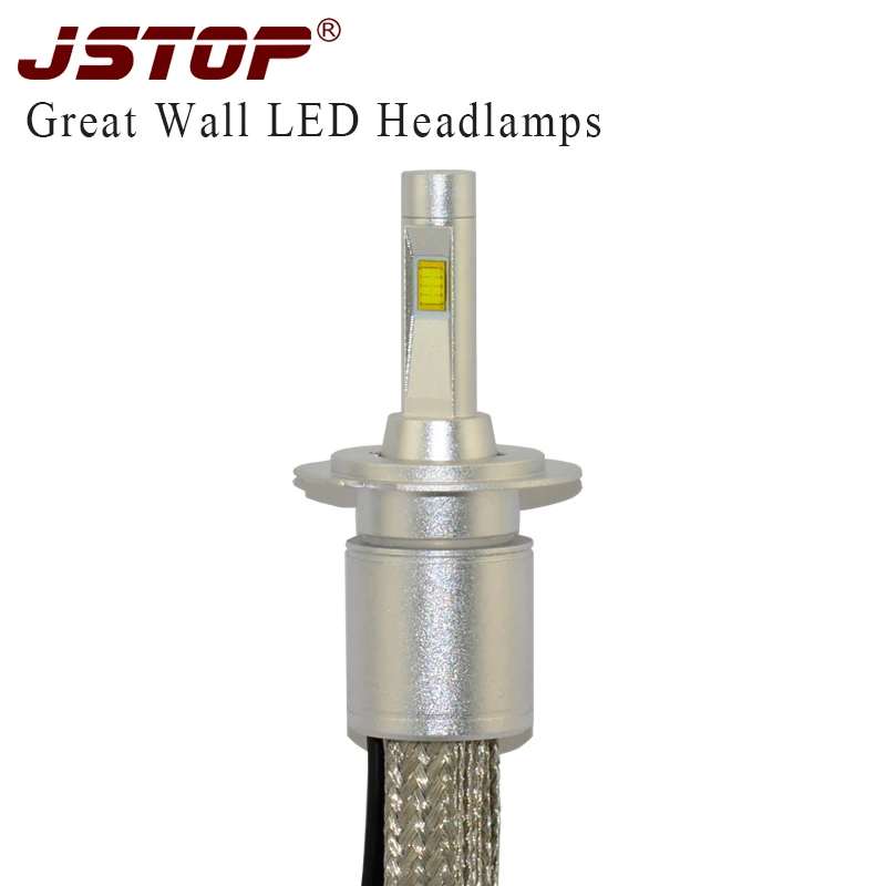 JSTOP high quality Great Wall car headlbulbs H4 high low beam H7 H1 LED canbus Automobiles