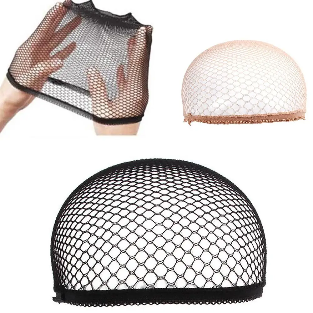 

Fashion Stretch Cool Mesh Weaving Wig Cap Cloth Hair Nets Hairnet Snood Cosplay Model Newest