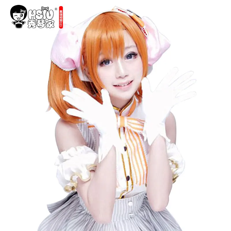 

HSIU High quality Honoka Kosaka Cosplay Wig LoveLive! Love Live Costume Play Adult Wigs Halloween Anime Hair free shipping