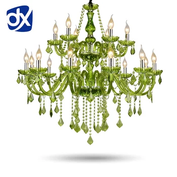 

Green Crystal Chandelier Lustre Crystal Chandelier 6/8/10/12/15/18 Arm Optional Lustres De Cristal Chandelier Green Living Room
