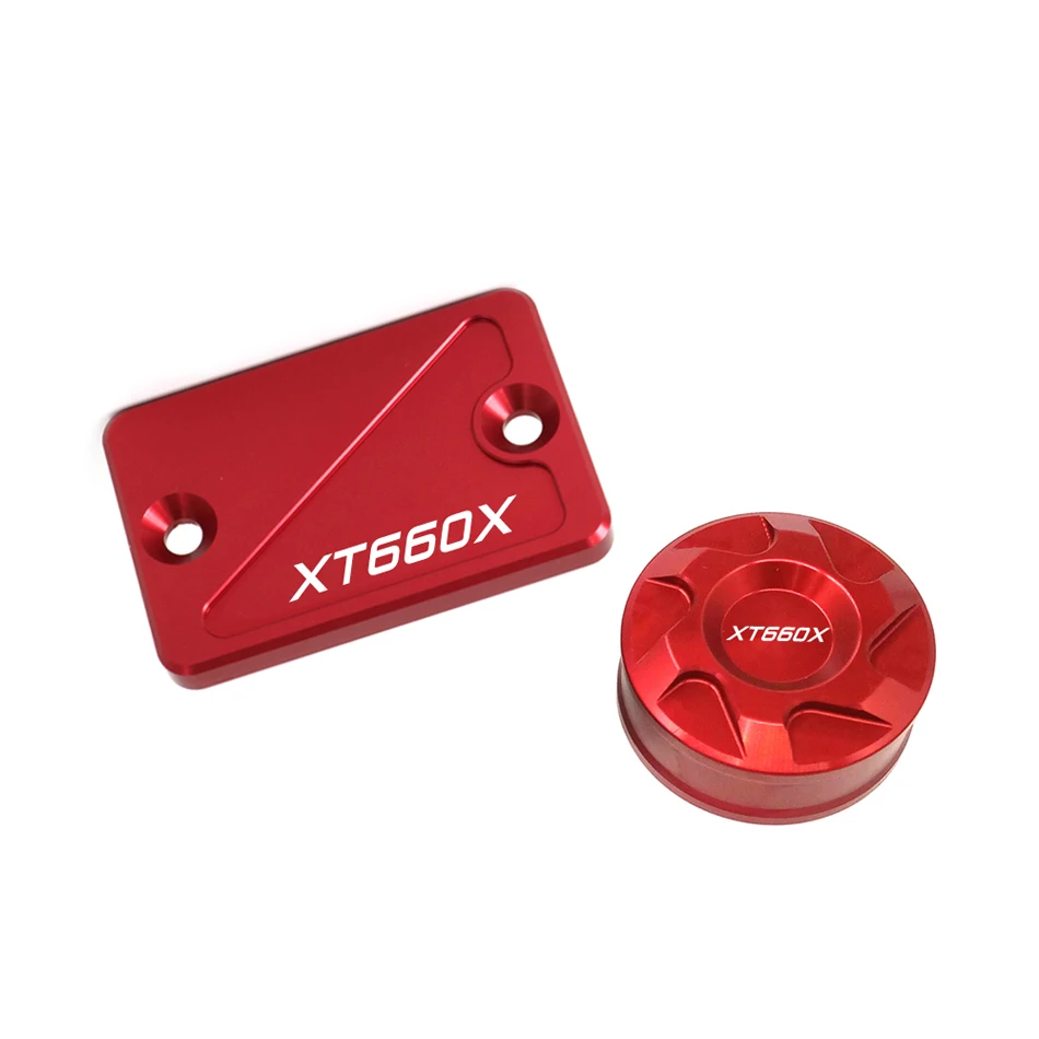 

For YAMAHA XT 660X XT660X 2004-2014 2013 Front Rear Brake Reservoir Cover Motorcycle Master Cylinder Oil Fluid Cap With Logo