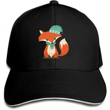 Лисья шляпа бейсбольная Кепка папа шляпа Низкопрофильная регулируемая для мужчин женщин