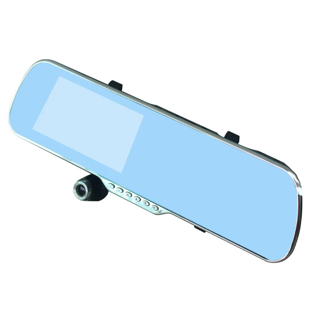 5 дюймов задний вид автомобильного регистратора зеркало Android 4,22 Wi-Fi gps двойной объектив DVR Камера заднего вида Full HD 1080 P 8 gb карта