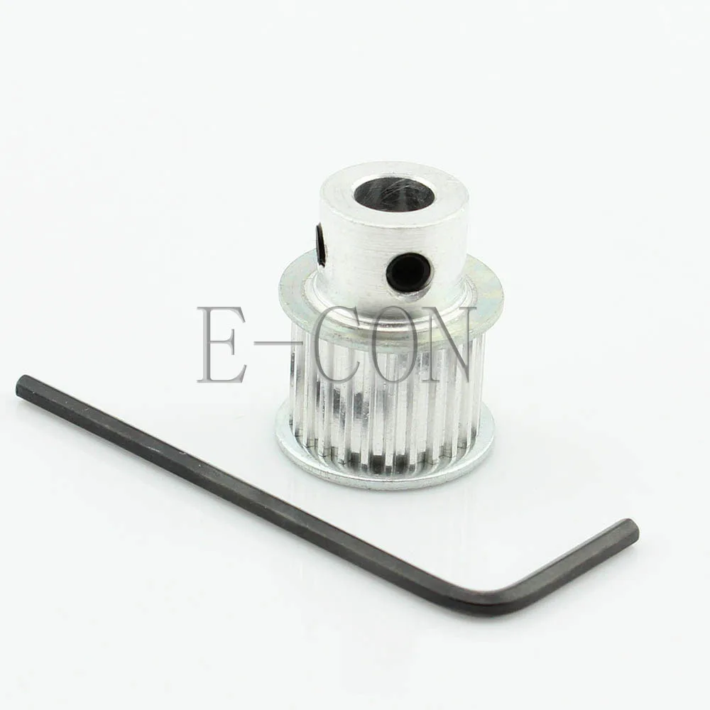 

1pcs MXL24T Aluminum Timing Belt Pulley 2.032mm Pitch 5mm/6mm/6.35mm/7mm/8mm/10mm Bore 11mm width Stepper Motor