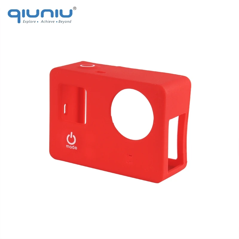 QIUNIU силиконовый резиновый защитный чехол для корпуса для GoPro Hero 3 3+ экшн-камеры для GoPro аксессуары