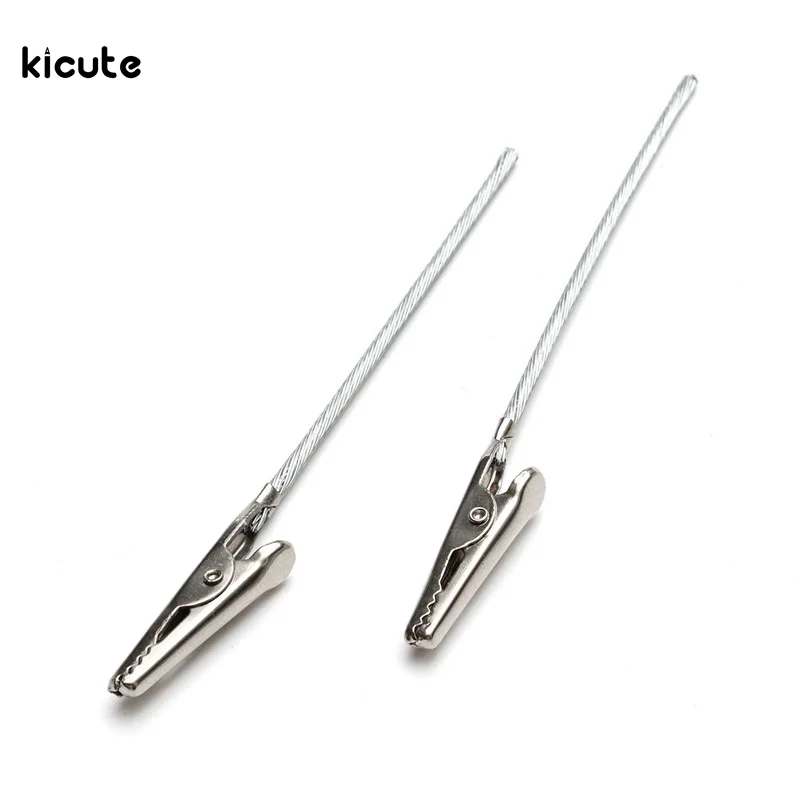 

50Pcs/pack DIY Craft Party Alligator Clamp Wire Clip Decor for Card Note Picture Photo Memo Holder Clips Clay Cake Accessories