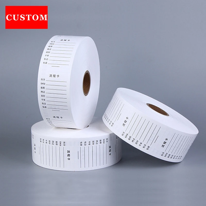 factory private custom made garment washing label coated tape clot