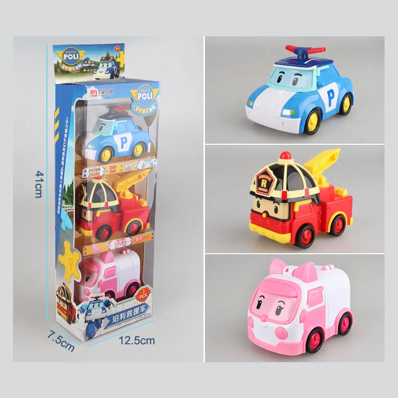 3pcs Original Robocar Poli Transformation Robot Car Children Toy Korea Poli Robocar Anime Action Figure Toys for Kids Gift 3pcs Original Robocar Poli Transformation Robot Car Children Toy Korea Poli Robocar Anime Action Figure Toys for Kids Gift
