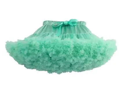 LLT066) Высококачественная Милая юбка в стиле «Лолита» для женщин/детей, однотонная универсальная юбка принцессы, Пышные юбки - Цвет: 8