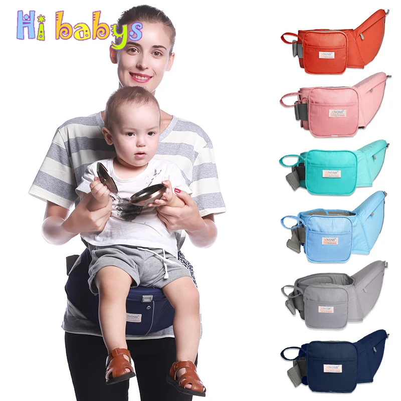 

Baby Carrier Waist Stool Baby Sling Hold Waist Belt Large Capacity Double Storage Bag Backpack Hipseat Belt Kids Infant Hip Seat