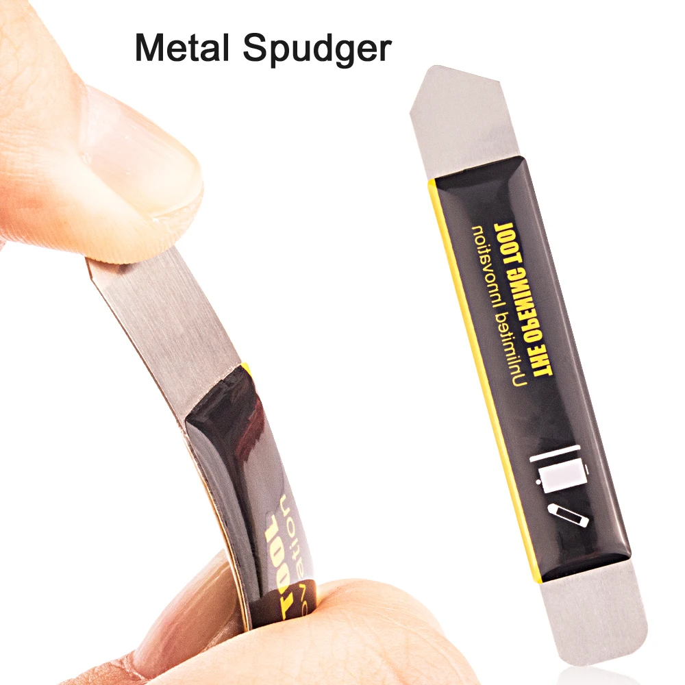 

2PCS Phone Opening Tools Metal Flat Spudger For iPhone iPad Samsung Smartphone Repairing Tools Screen Tablet Confortable handle