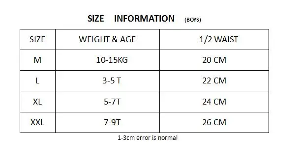 BOY SIZE