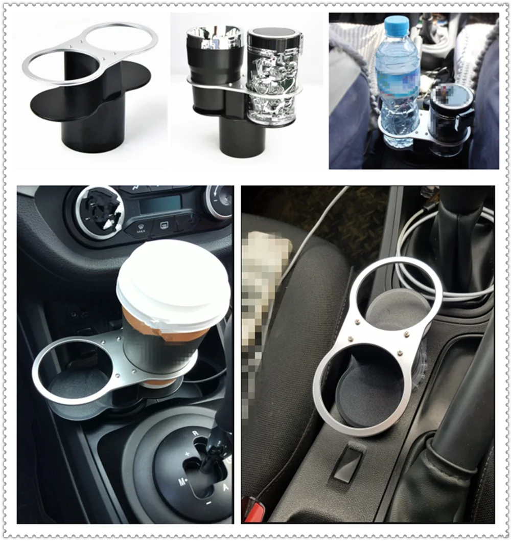 

Auto Accessories Drink Water Coffee Bottle Holder Cup Shelf for Renault Initiale Fluence Alpine Wind R-Space