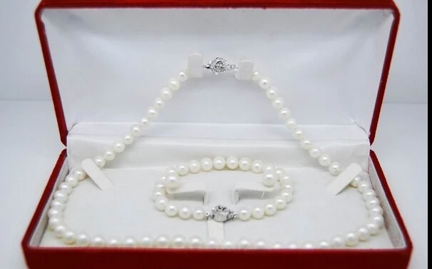

ddh001128 8-9mm Lavender Pearl Necklace Bracelet Earrings Set