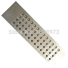 Ювелирные инструменты круглой формы вольфрам-карбидная рабочая доска Размер отверстия 0,26-4,10 мм 52 отверстия 1 шт./лот