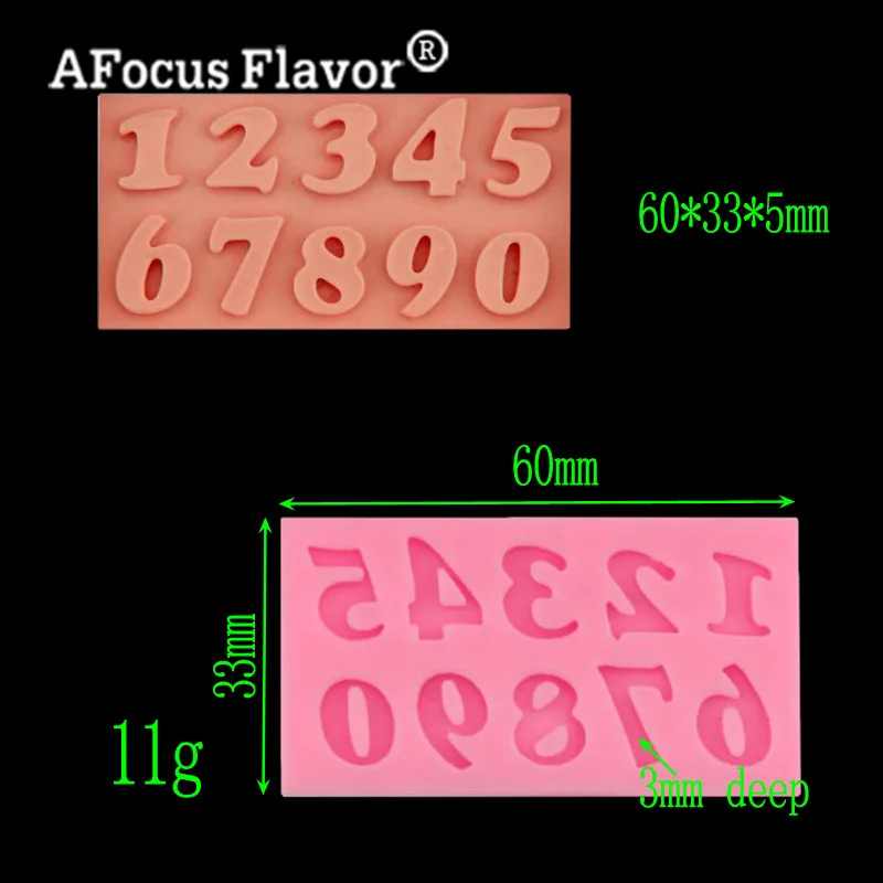 1 шт., 3D буквенно-цифровые символы, силиконовая форма для шоколада, украшения торта, инструменты для помадки, силиконовая кухонная форма для выпечки торта, Трафарет DIY