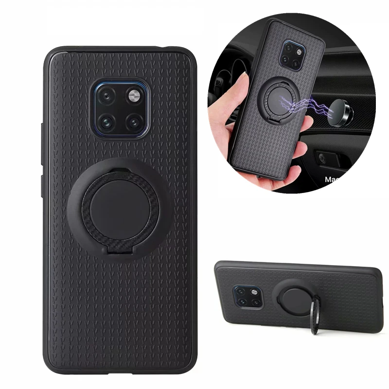 

For Huawei P Smart 2019 / Honor 10 Lite Luxury Magnetic Ring Holder Stand Armor Case Full Cover For Huawei Mate 20 Lite 20 Pro