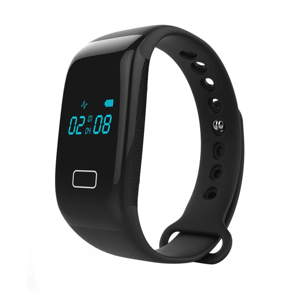 K18S Heart Rate Smart Wristband bracelet Bluetooth 4 0 Sleep Monitor Sport Watch Black Color