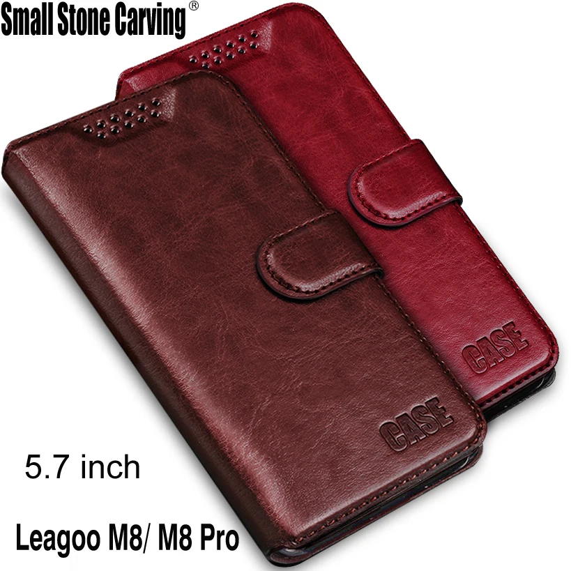 

For Leagoo M8 Case Luxury Phone Protective Mobile Caas Case For Leagoo M8 Pro Book Flip Cover Wallet PU Leather Bags 5.7