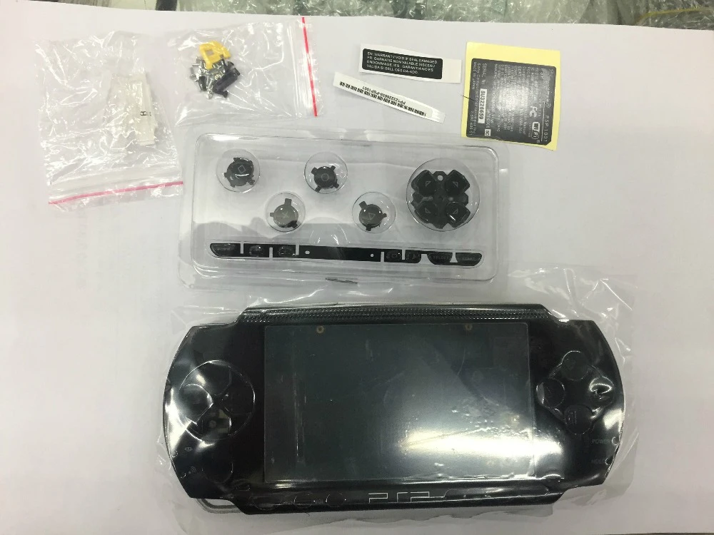 Black Color Brand new for PSP1000 PSP 1000 Game Console replacement full housing shell cover