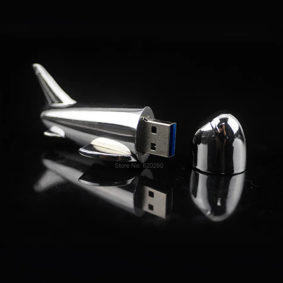 Флешки 16 ГБ 64 ГБ, металлических самолетов USB Flash Drive Подлинная 64 ГБ накопитель 4 ГБ 8 ГБ 16 ГБ 32 ГБ флешки памяти карты модели самолетов