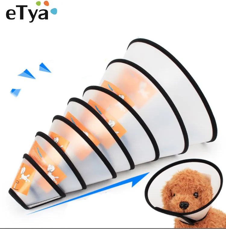 

New Dog Accessories Pet Products Plastic Cat Dog Collar Elizabeth Circle Anti Bite and Scratching Collars Beauty Healing Brace