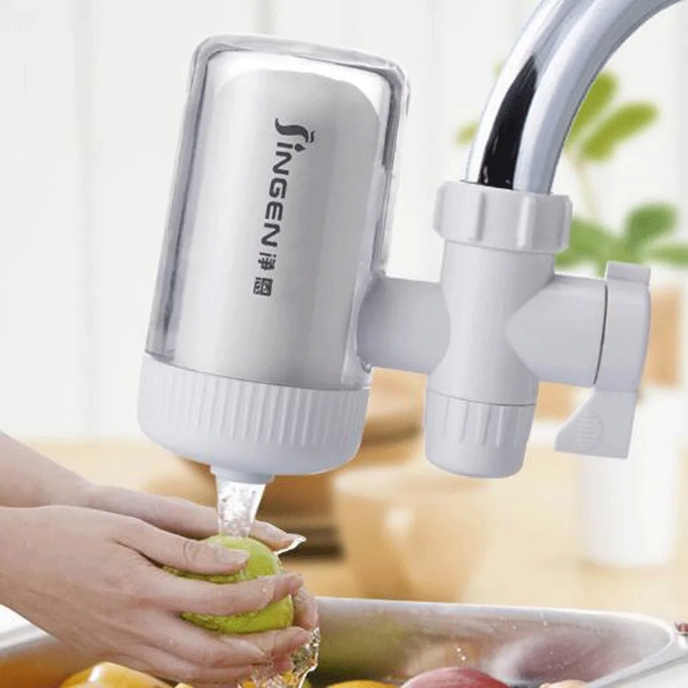

Tap Water Purifier Kitchen Faucet Washable Ceramic Percolator Mini Water Filter Filtro Rust Bacteria Removal Replacement Filter