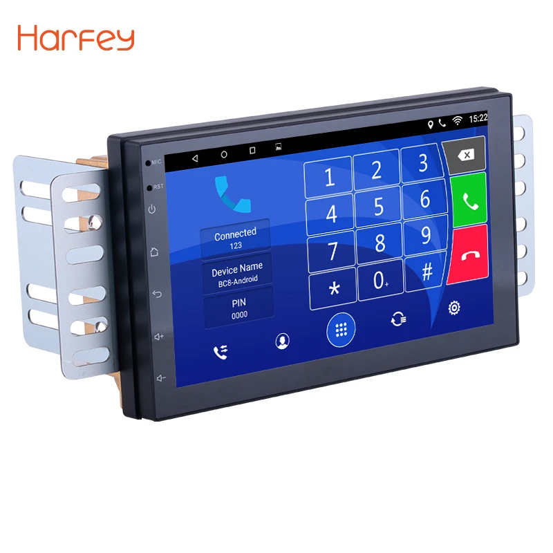 Harfey Универсальный 7 дюймовый 2Din Android 6 0 Автомобильный радиоприемник Bluetooth GPS
