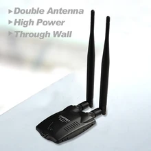 Бесплатная доставка высокой мощности адаптер COMFAST CF-WU7200ND 300 Мбит 12dBi с Высоким Коэффициентом Усиления Двойной Антенны Ralink 3072 Беспроводной Usb-адаптер