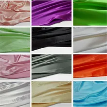 34 Цвета, качественный Эластичный сатиновый материал, супер мягкий, имитирующий шелк, атлас, шармез, ткань для платья