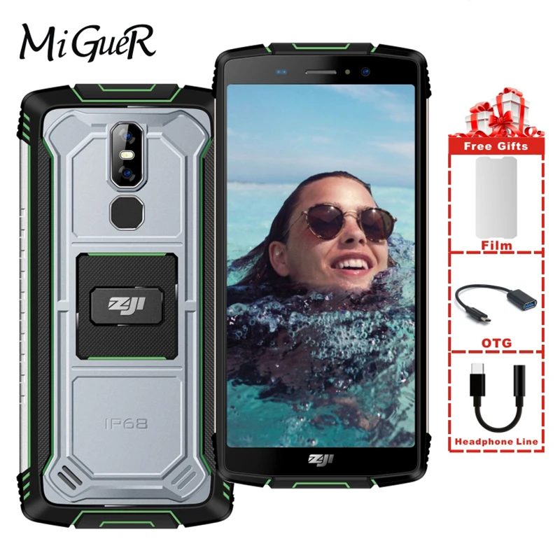HOMTOM ZOJI Z11 IP68 Waterproof 10000mAh Smartphone 5.99 Inch 4GBRAM 64GB ROM Android 8.1 Octa Core Face ID 4G Mobile Phone | Мобильные