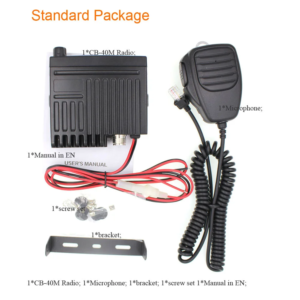 Новинка рация ANYSECU AM/FM Mini CB 25 615 30 105 мгц 8 вт 10 м любительский автомобиль радио Citizen