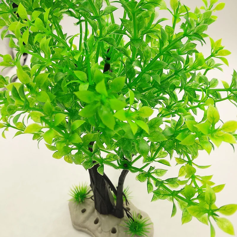 Plastic Green Tree Artificial Aquarium Plants Ornament Decor Fish Tank Aquarium Decoration