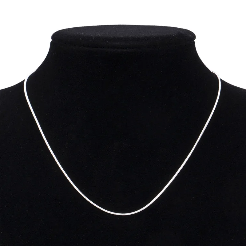 

Wholesale 925 Sterling Silver Chain Women Men Necklace 16''-28'' New Lot Jewelry