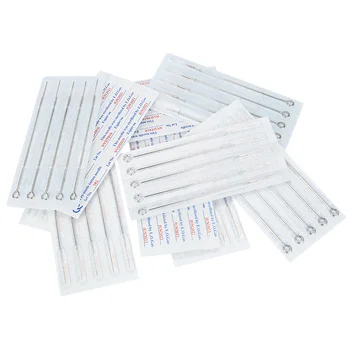 

50PCS Tattoo Needles w/ RoHS Round Liner Round Shader Magnum Disposable Sterilized Package 304 Medical Stainless Steel- RL RS M1