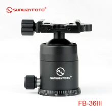 SUNWAYFOTO FB36III штатив головка быстросъемный зажим для DSLR Трипод быстросъемный зажим пластина шаровая Головка рычаг зажим