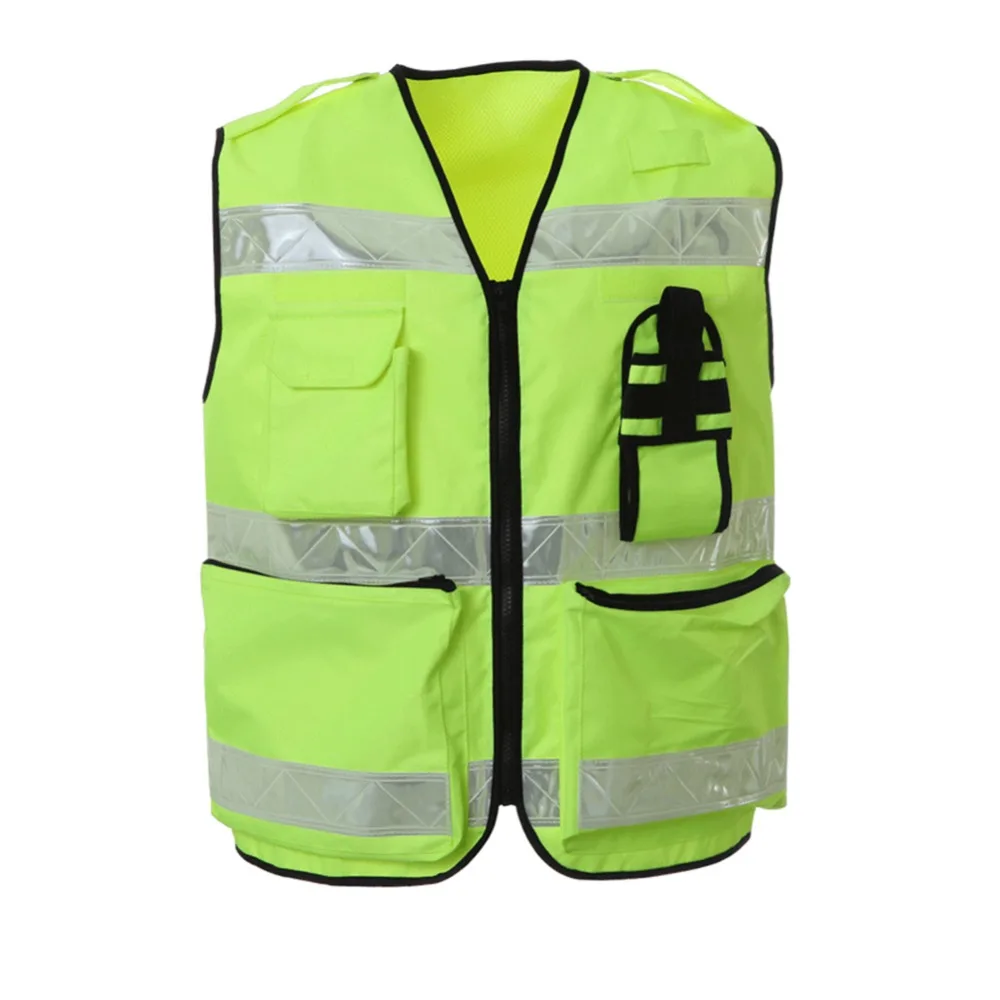 Waterproof Reflective Security Vest Night Running Cycling Safety Vest