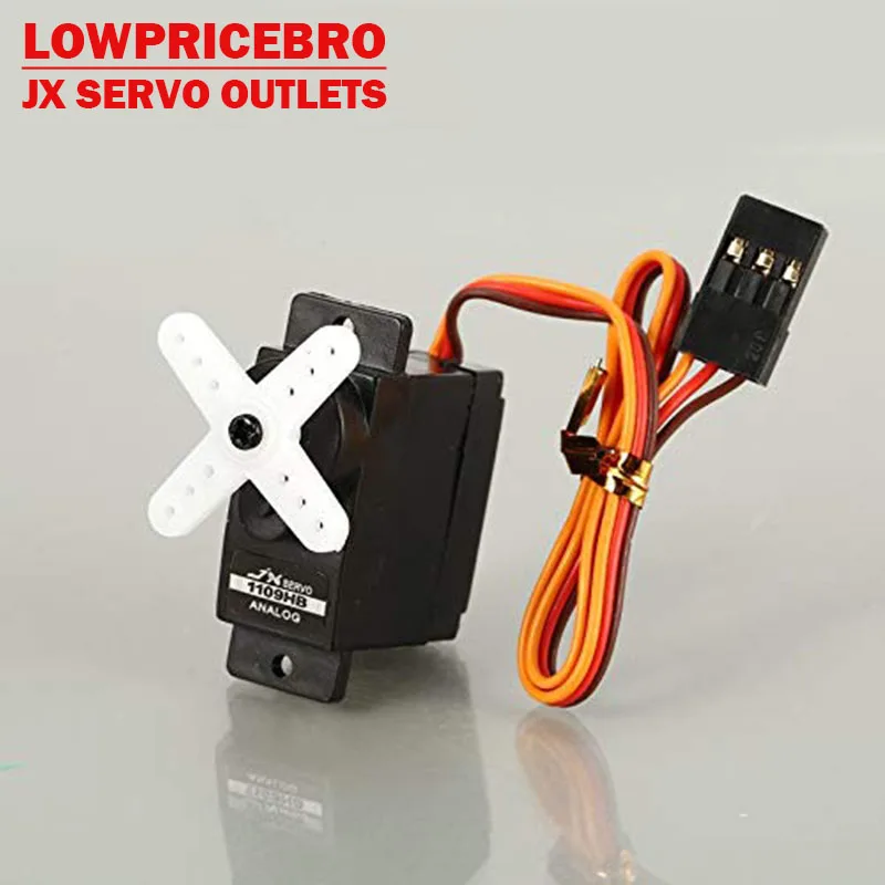 

JX Servo PS-1109HB 9g 2kg Plastic Gear Micro Analog Servo for 1/10 1/8 RC Car Boat Robot Arm Helicopter Airplane