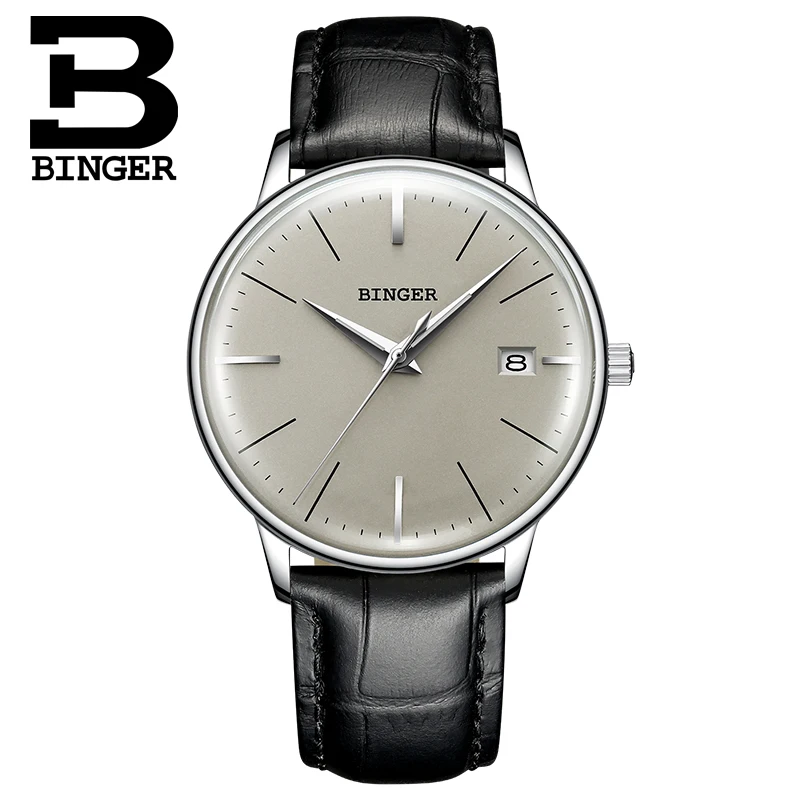 New Switzerland BINGER Luxury Brand Automatic Mechanical Men s Watches Sapphire Waterproof Auto Date Reloj Hombre Clock B5078M 5