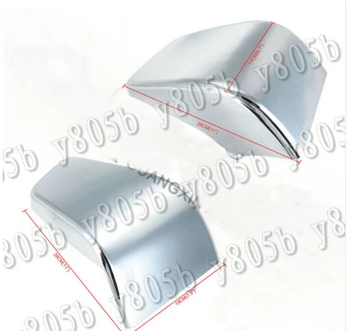 Боковые Крышки для аккумулятора мотоцикла хромированные Honda Shadow ACE VT400 750|side cover|side