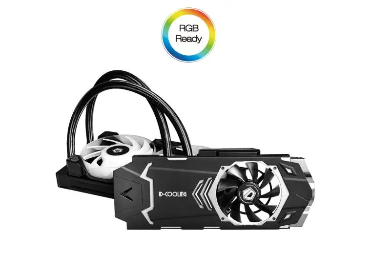 ID-cooling ICEKIMO 240VGA-RGB лампа комета крем поток интегрированная графика водяного охлаждения радиатора поддержка RTX2000 серии