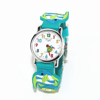 

Latest Style 3D Band Pattern Design Little Girl Children Students Boy Women Wrist Watch Waterproof Clock Reloj
