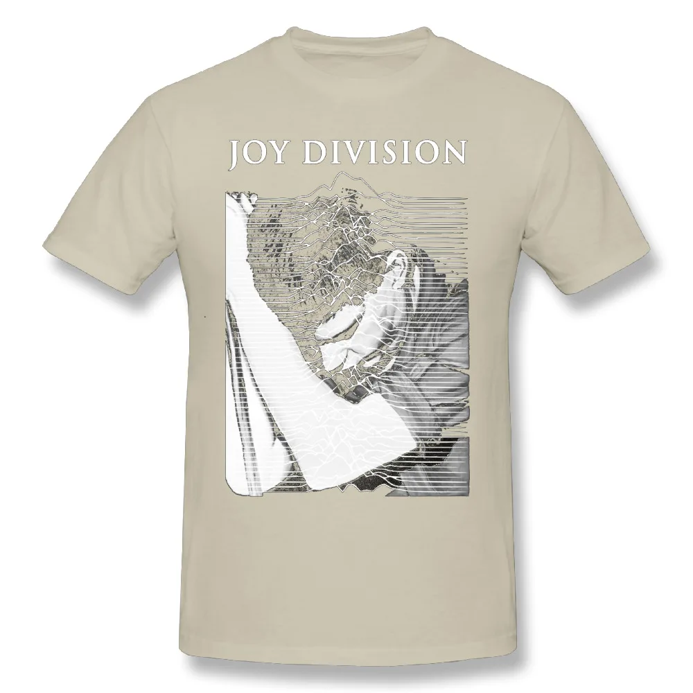 Новое поступление мужская футболка Joy Division модная уличная музыкальная футболка - Цвет: Бежевый
