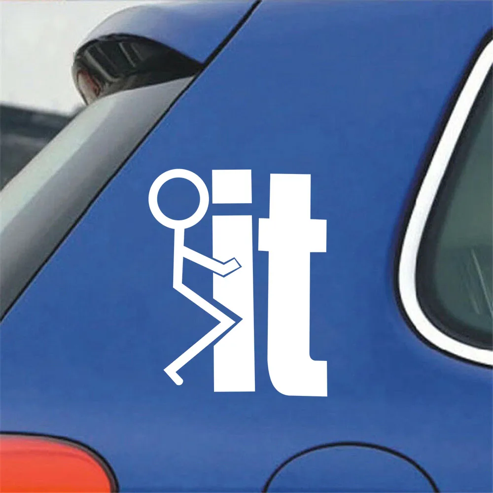 TRUCK WINDOW " F IT "  VINYL DECAL STICKER CAR