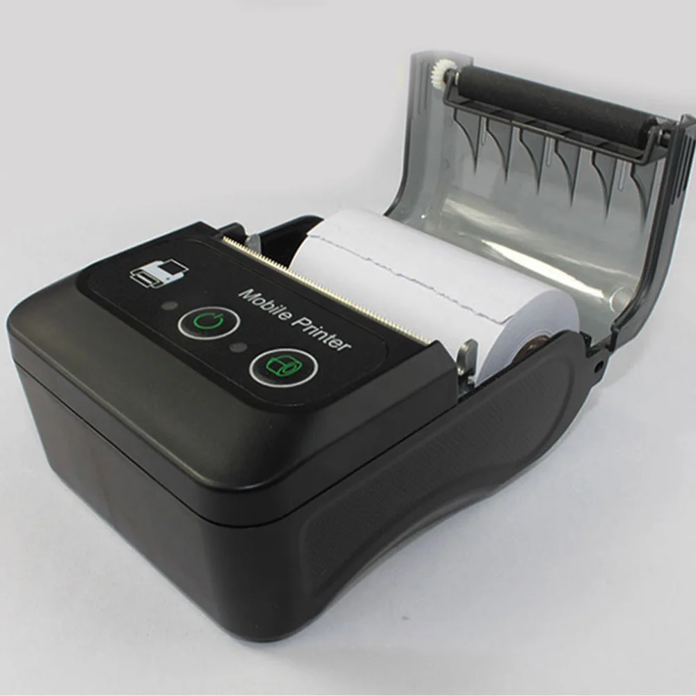 

New Bluetooth Thermal Label Printer BT Printer QR Code Sticker Barcode Thermal Adhesive Clothing Label Printers 58mm