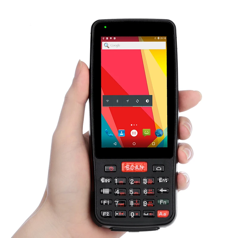 RUGLINE Android nfc терминал 2d беспроводной ручной сканер штрих-кода с 4G | Компьютеры и