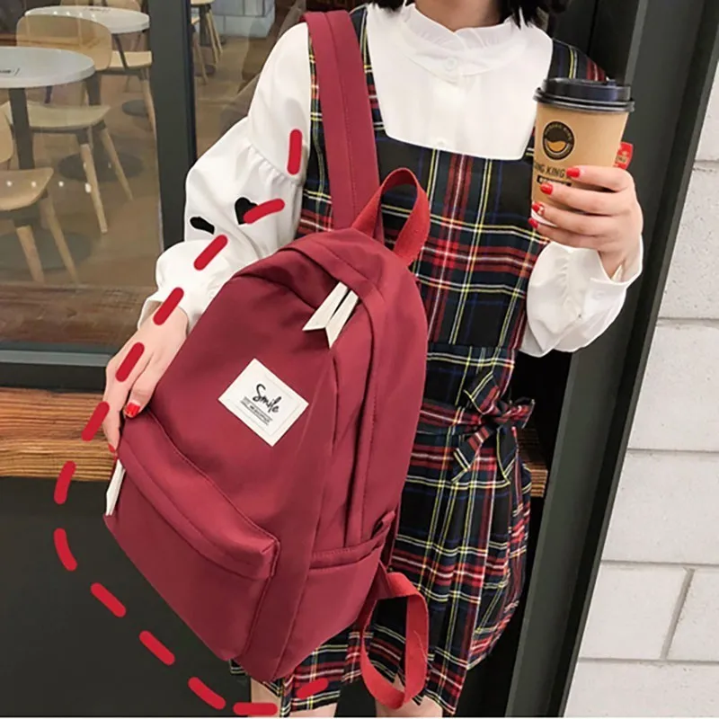 Women Backpack Bagpack High Quality Nylon Backpacks Bagpack Female Fashion School Back Pack Bag For Teenage Girls Backpack
