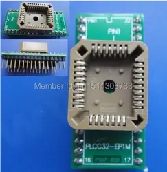 PLCC32-DIP32 адаптер конвертер IC гнездо для TL866 G540 Топ EasyPro Xeltek/Superpro универсальный программатор