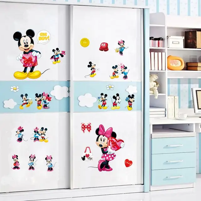 Mickey Mouse Wall Art aliexpress : buy minnie mickey mouse wall art decals kids gift Mickey Mouse Wall Art aliexpress : buy minnie mickey mouse wall art decals kids gift
